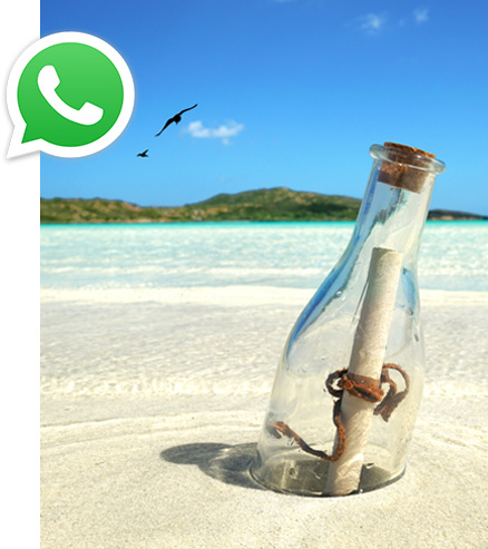 WhatsApp Flaschenpost